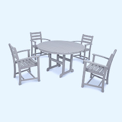 Trex Outdoor Furniture Monterey Bay 5-Piece Dining Set - - 31288988